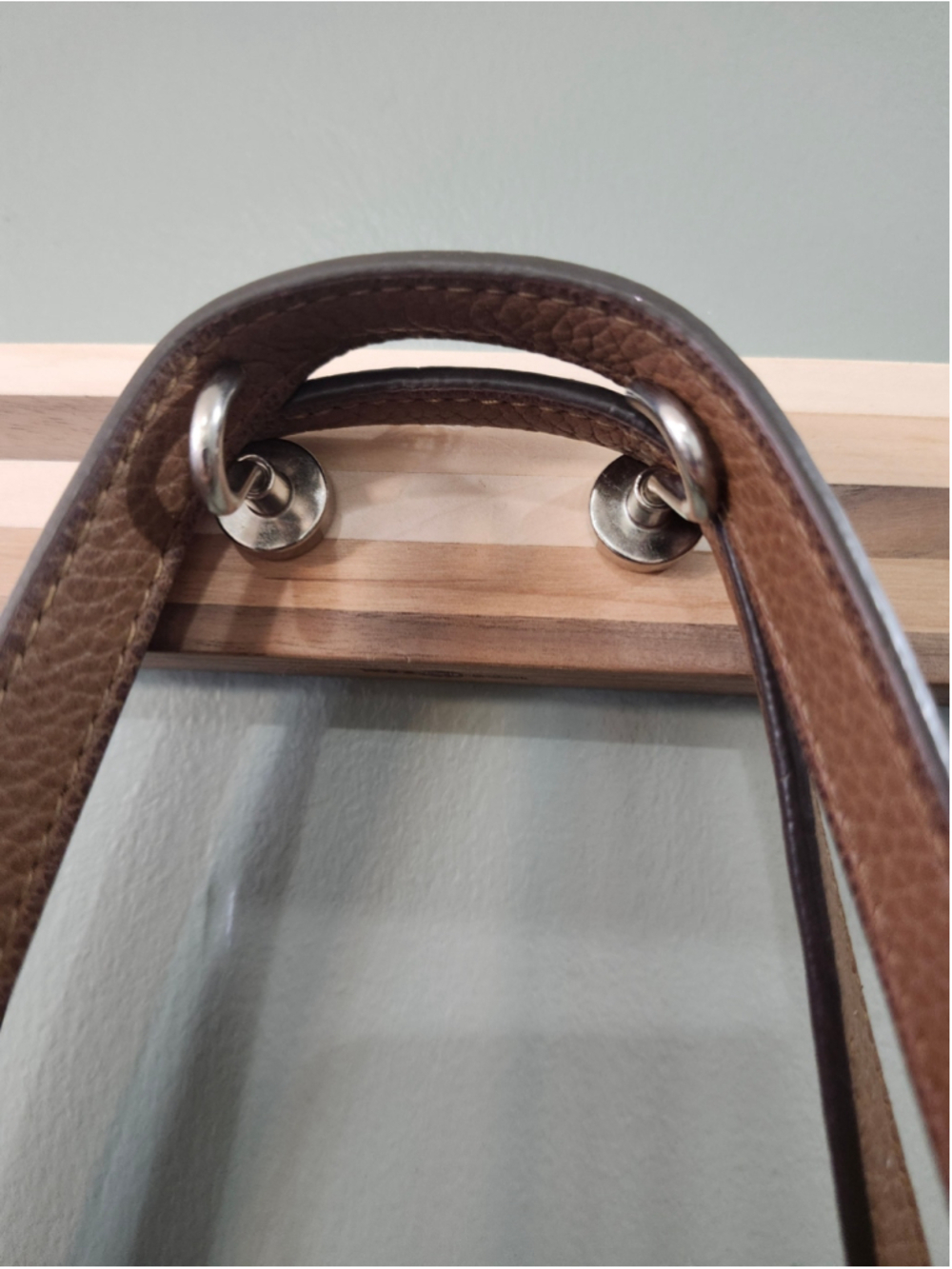 Tory Burch Brown Leather Tote Bag, One Size - Picture 4 of 12